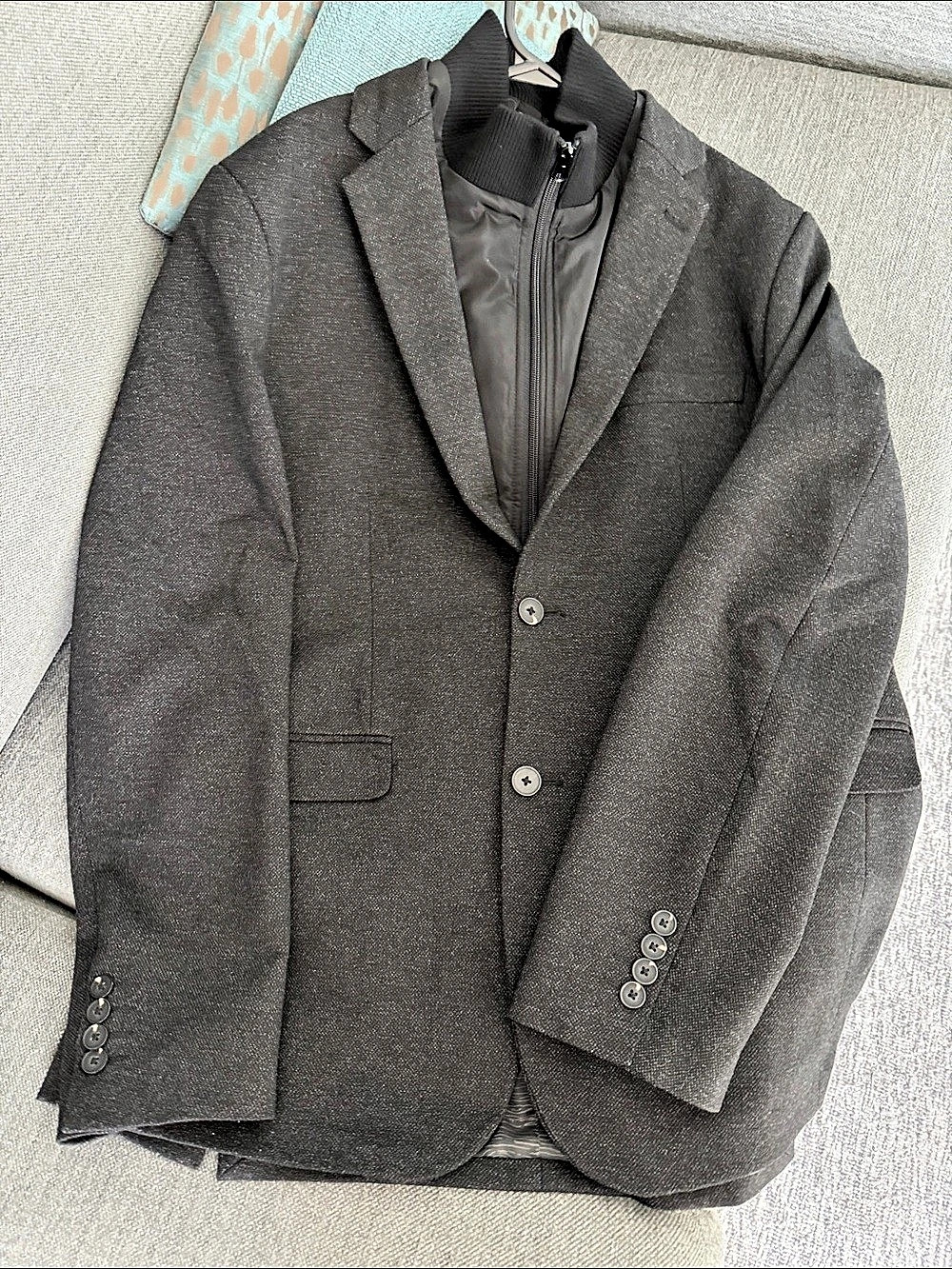 Hörst Men's Blazer Black Size 42R Like New